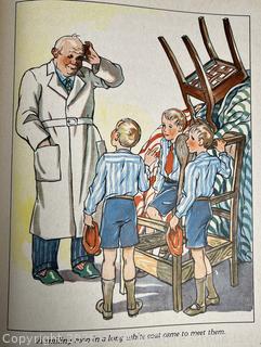 Two (2) Children's Books Snipp, Snapp Snurr by Maj Lindman circa 1940's