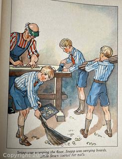 Two (2) Children's Books Snipp, Snapp Snurr by Maj Lindman circa 1940's