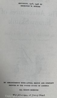 The Adventures of Jimmy Skunk by Thornton Burgess. Book