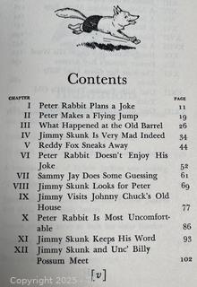 The Adventures of Jimmy Skunk by Thornton Burgess. Book