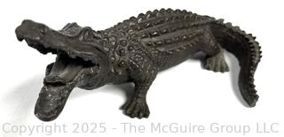 Cast Iron Alligator (Note: Very End of Tail Broken Off)