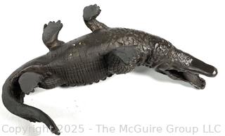 Cast Iron Alligator (Note: Very End of Tail Broken Off)