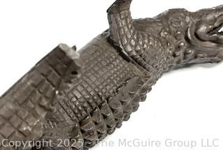 Cast Iron Alligator (Note: Very End of Tail Broken Off)