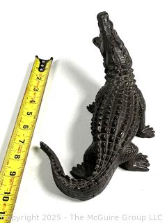 Cast Iron Alligator (Note: Very End of Tail Broken Off)