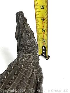 Cast Iron Alligator (Note: Very End of Tail Broken Off)