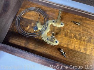 Victorian German Made Junghans Model I-B19 Wall Clock in Working Condition, with Key