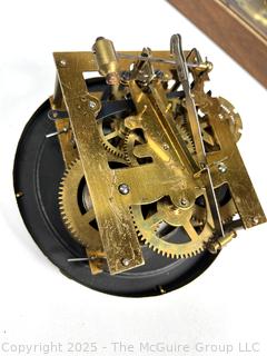 Victorian German Made Junghans Model I-B19 Wall Clock in Working Condition, with Key