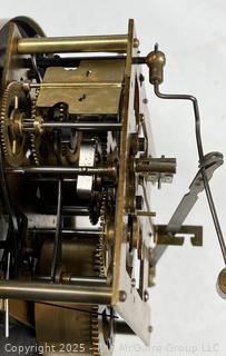 Victorian German Made Junghans Model I-B19 Wall Clock in Working Condition, with Key