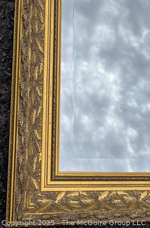 Giltwood Framed Wall Mirror Beveled