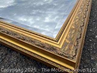 Giltwood Framed Wall Mirror Beveled