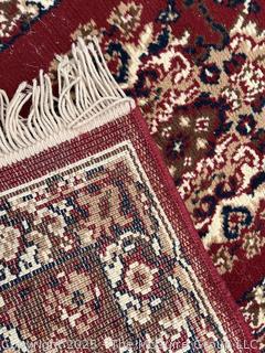 Kerman Style Machine Made Area Rug.  24" x 42"