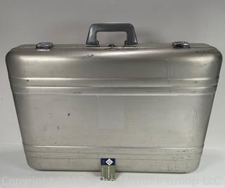 1980's Vintage Zero Halliburton Aluminum Suitcase