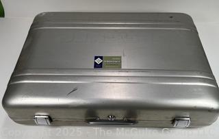 1980's Vintage Zero Halliburton Aluminum Suitcase