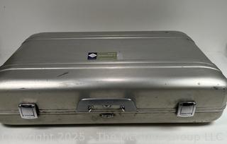 1980's Vintage Zero Halliburton Aluminum Suitcase