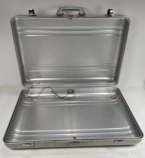 1980's Vintage Zero Halliburton Aluminum Suitcase