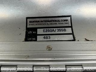 1980's Vintage Zero Halliburton Aluminum Suitcase