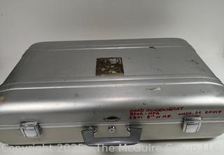 1980's Vintage Zero Halliburton Aluminum Suitcase