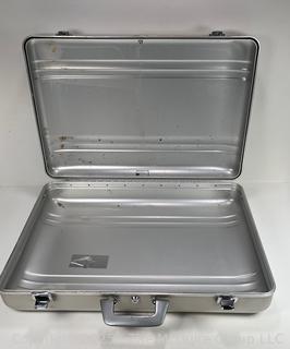 1980's Vintage Zero Halliburton Aluminum Suitcase