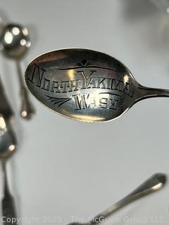 Grouping of Flatware. 696 Grams Sterling & 61 Grams Coin Silver 