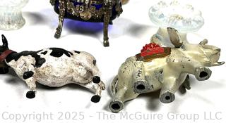 Hand Bells, Paperweight, Salt Cellar, Glass Knobs and More