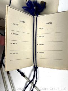 Six (6) 1916 United States Naval Academy Season Hops Dance Cards