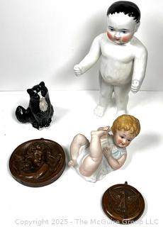 Porcelain Doll, Figurines Etc