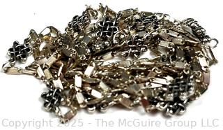 Sterling Silver Chain Necklace. 60"
