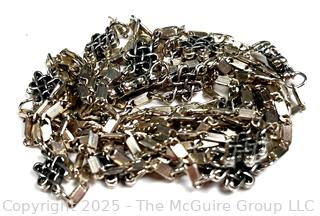 Sterling Silver Chain Necklace. 60"
