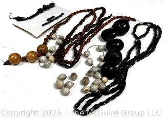 Group of Strands of Loose Beads for Jewelry Making. 
