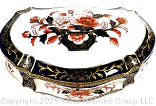 Imari Hand Painted Porcelain Table Box