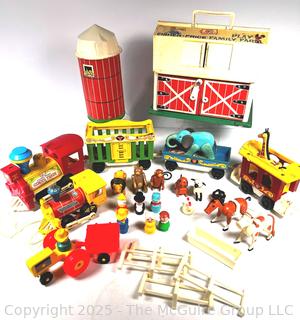 Fisher Price Little People Farm & Barn Set and Circus Train Set.