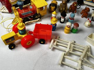 Fisher Price Little People Farm & Barn Set and Circus Train Set.