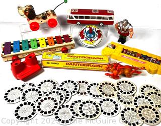 Group of Toys Including Fisher Price and View Master