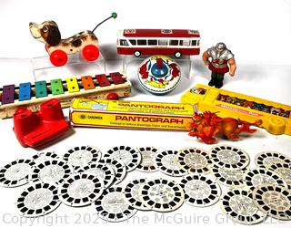 Group of Toys Including Fisher Price and View Master