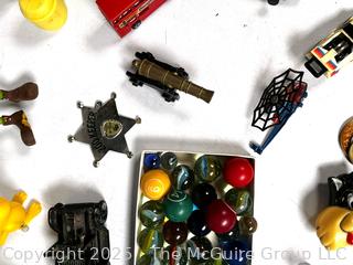 Group of Toys Including Wood Blocks