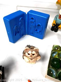 Group of Toys Including Wood Blocks