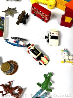 Group of Toys Including Wood Blocks