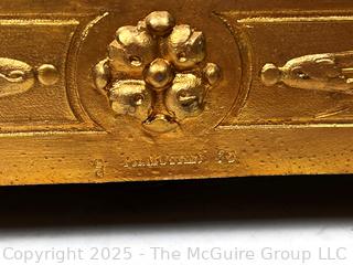 19th Century Phillipe H. Mourey Gilt Bronze and Porcelain French Sevres Mantel Clock