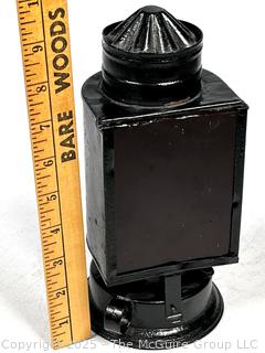 Banner Darkroom Photography Lantern with Yellow and Red Glass, 1800's