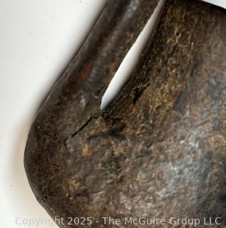 Carved Wood African Tribal Figure.  Some Separation at Arm. 7"