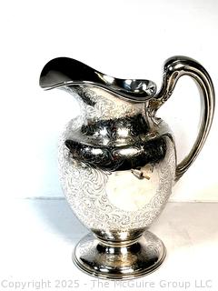 Bigelow, Kennard & Co. Sterling Silver Pitcher. 849 Grams