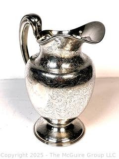 Bigelow, Kennard & Co. Sterling Silver Pitcher. 849 Grams