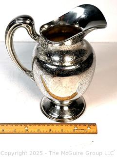 Bigelow, Kennard & Co. Sterling Silver Pitcher. 849 Grams