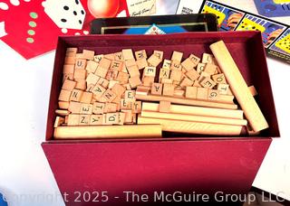 Four (4) Board Games Including Stay Alive, Aggravation, Monopoly and Scrabble