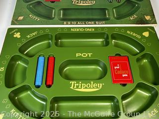 Five (5) Board Games Including Battleship, Clue, Payday, Ouija & Tripoley