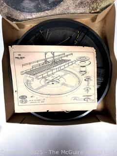 HO Manual Turntable B804 Con-Cor Heljan Model Train Accessory Kit in Box