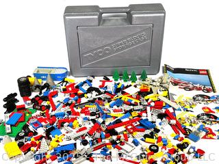 Tyco Storage Box with Mostly Lego Bricks and Pieces