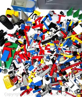 Tyco Storage Box with Mostly Lego Bricks and Pieces