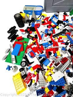 Tyco Storage Box with Mostly Lego Bricks and Pieces