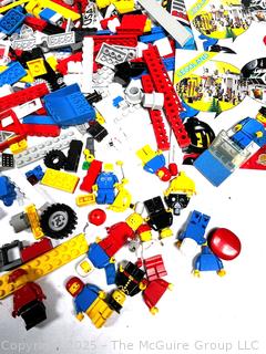 Tyco Storage Box with Mostly Lego Bricks and Pieces